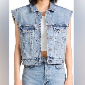 Agolde Charli Denim Vest